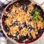 Ginger Pear Blueberry Crumble