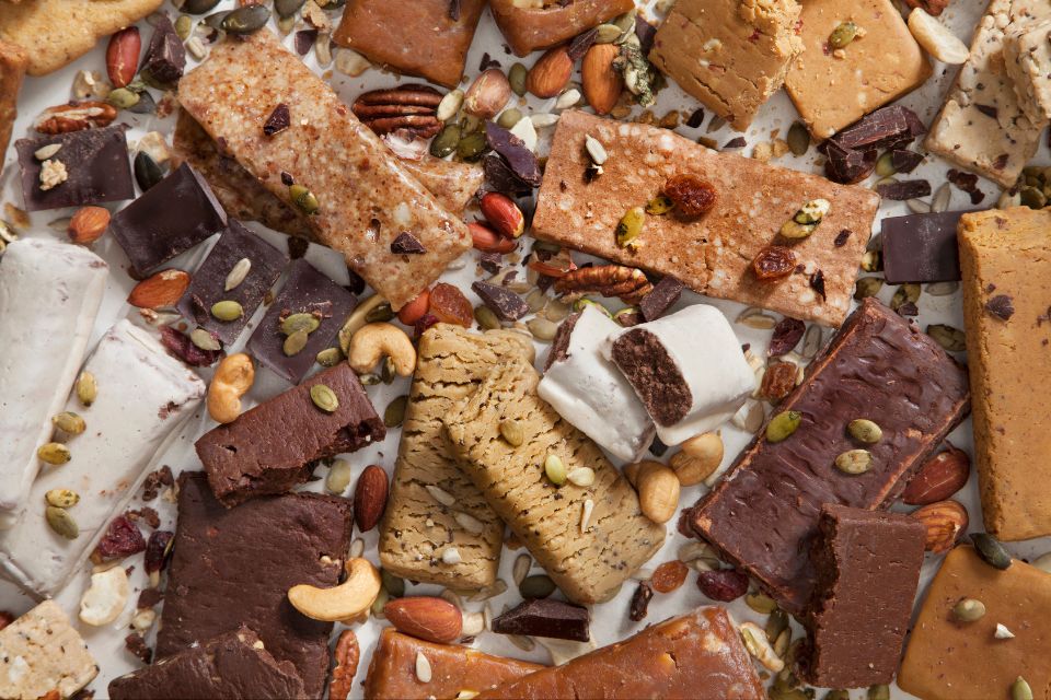 high protein snacks and an energy bar recipe