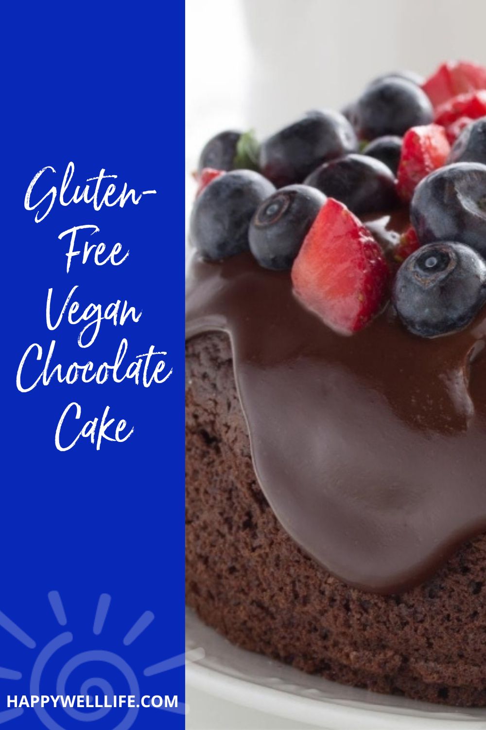GF Vegan Chocolate Cake recipe image