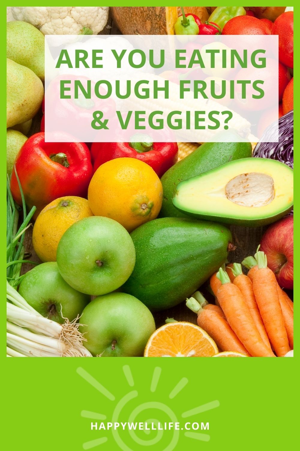 Are you eating enough Fruits & Veggies image of fruits and veggies
